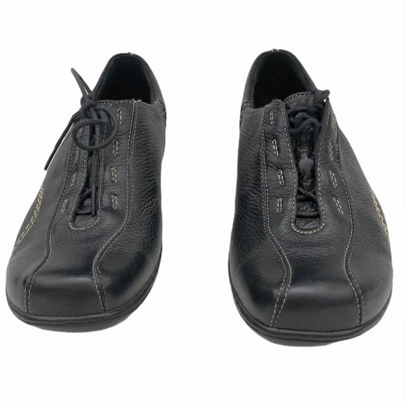 Clarks Shoes New Womens Clarks Viola Black Leather Shoes